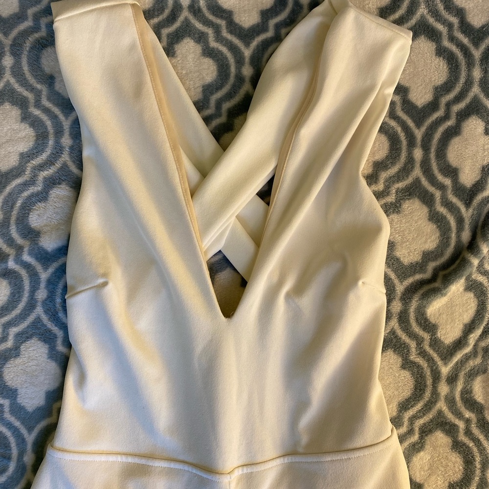 Lulus White Backless Jumpsuit - image 3